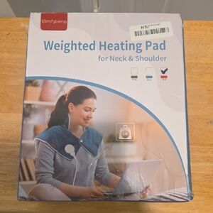 Weighted Heating Pad - Gray and Blue